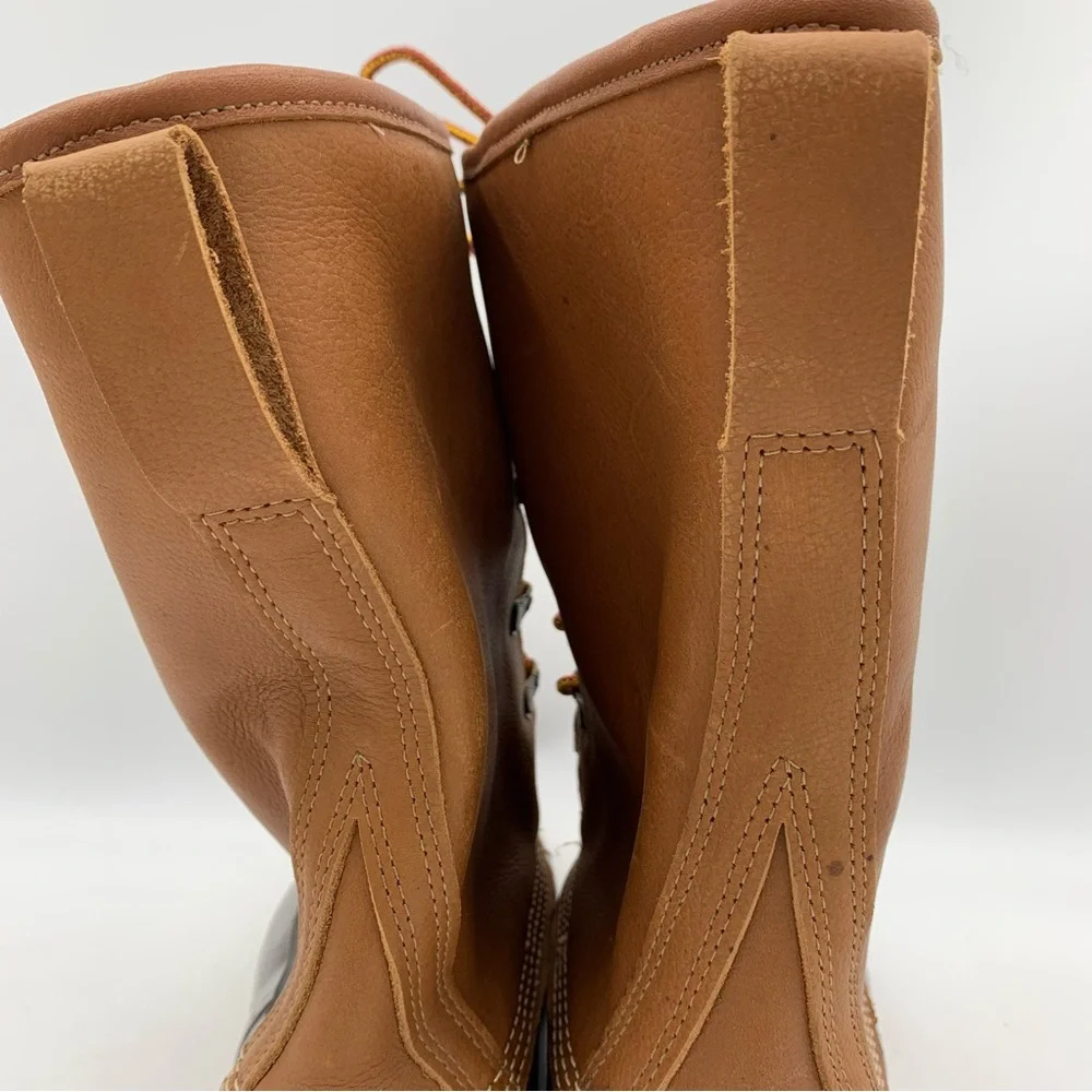 NWOT LL Bean Duck Boot Brown Men 9N Women 10.5-11 Waterproof Gortex 11”‎ Tall